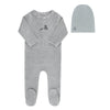 Velour Stripe Collection Footie Set