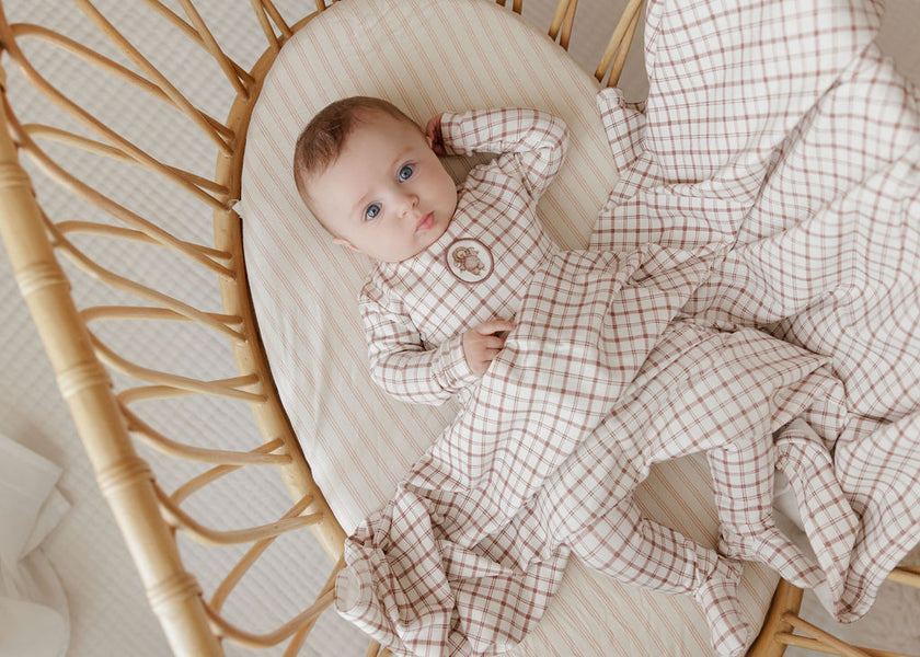 Plaid Sheep Collection Blanket