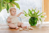 Stitch Collection - Smocked Linen Romper