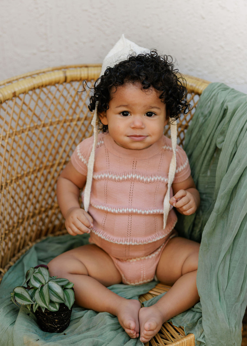 Looms knit collection Girls set