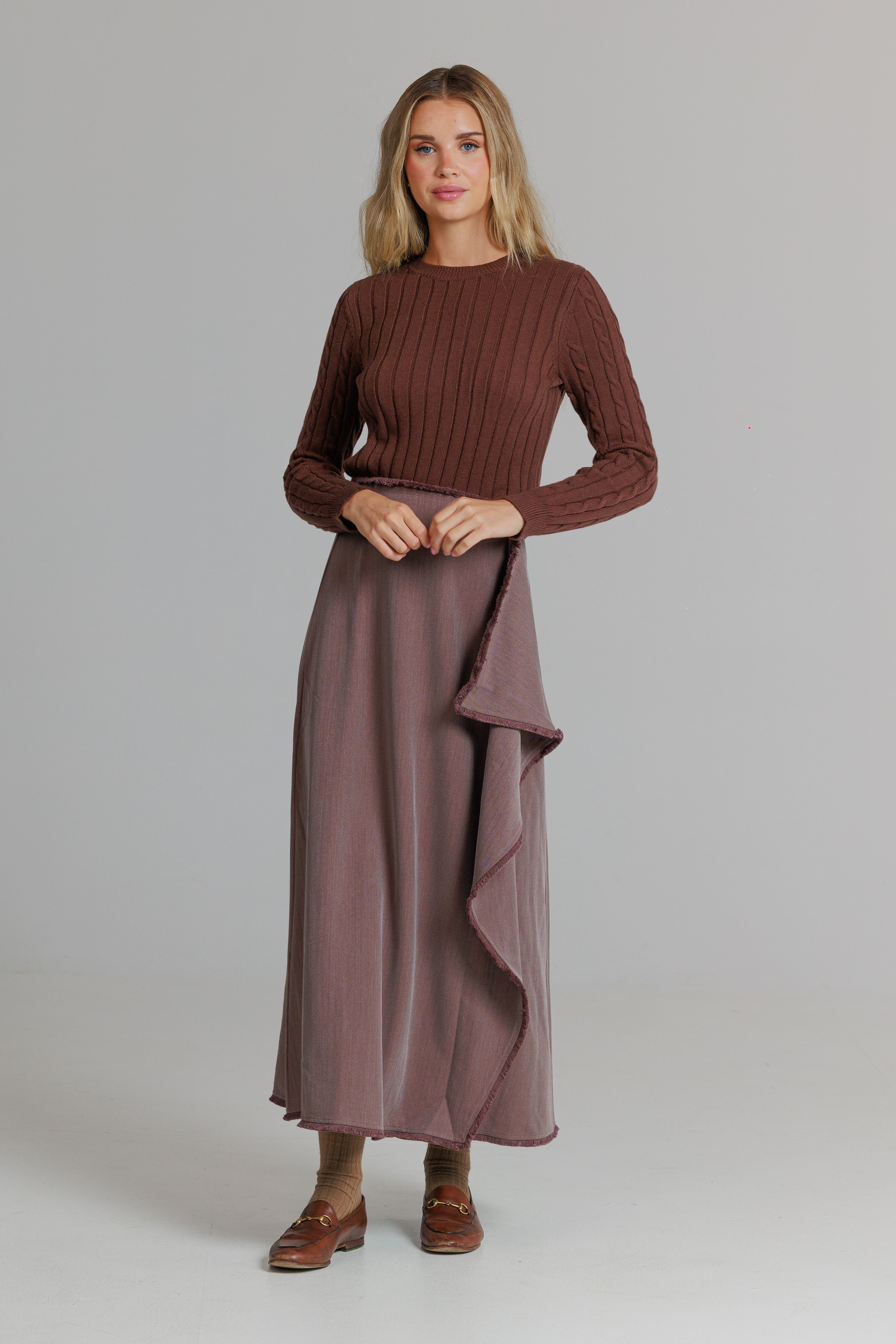 Herringbone Skirt