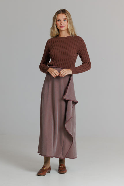 Herringbone Skirt