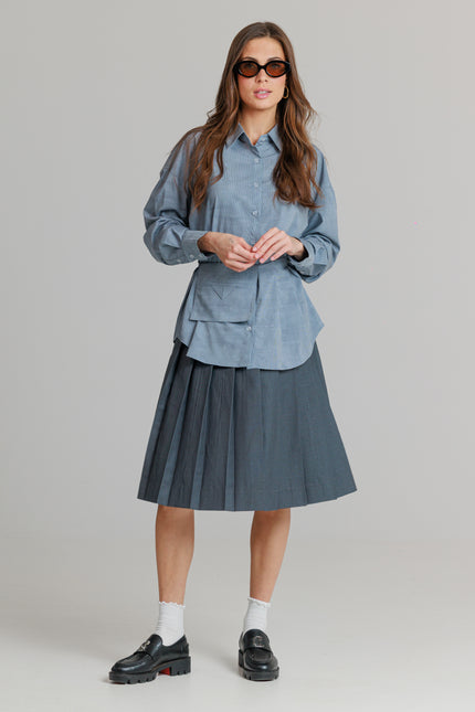 Pinstripe Blouse
