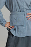 Pinstripe Blouse