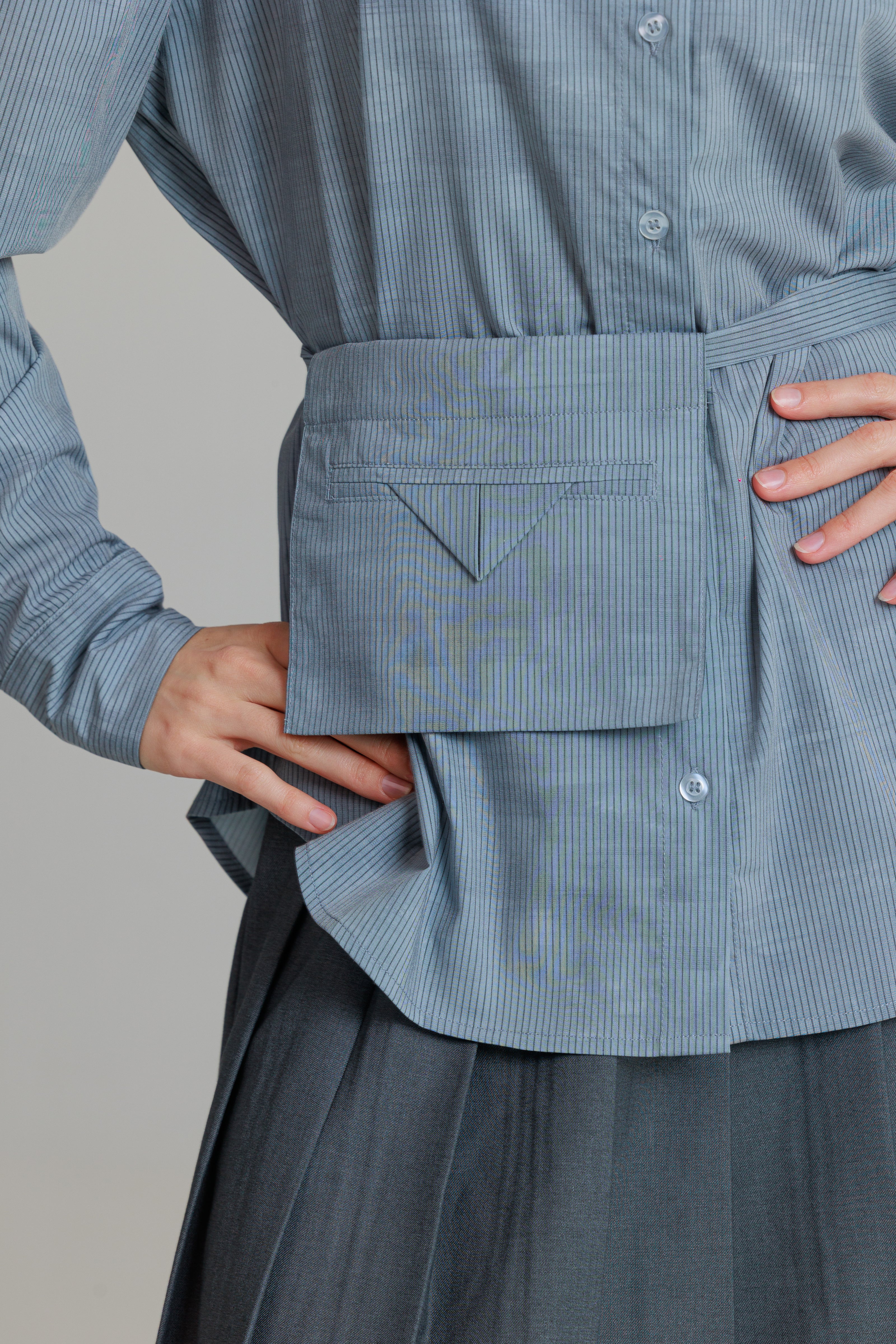 Pinstripe Blouse