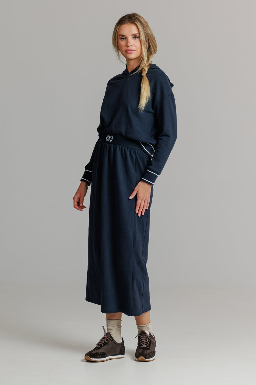 Sporty Shirt and Skirt Set