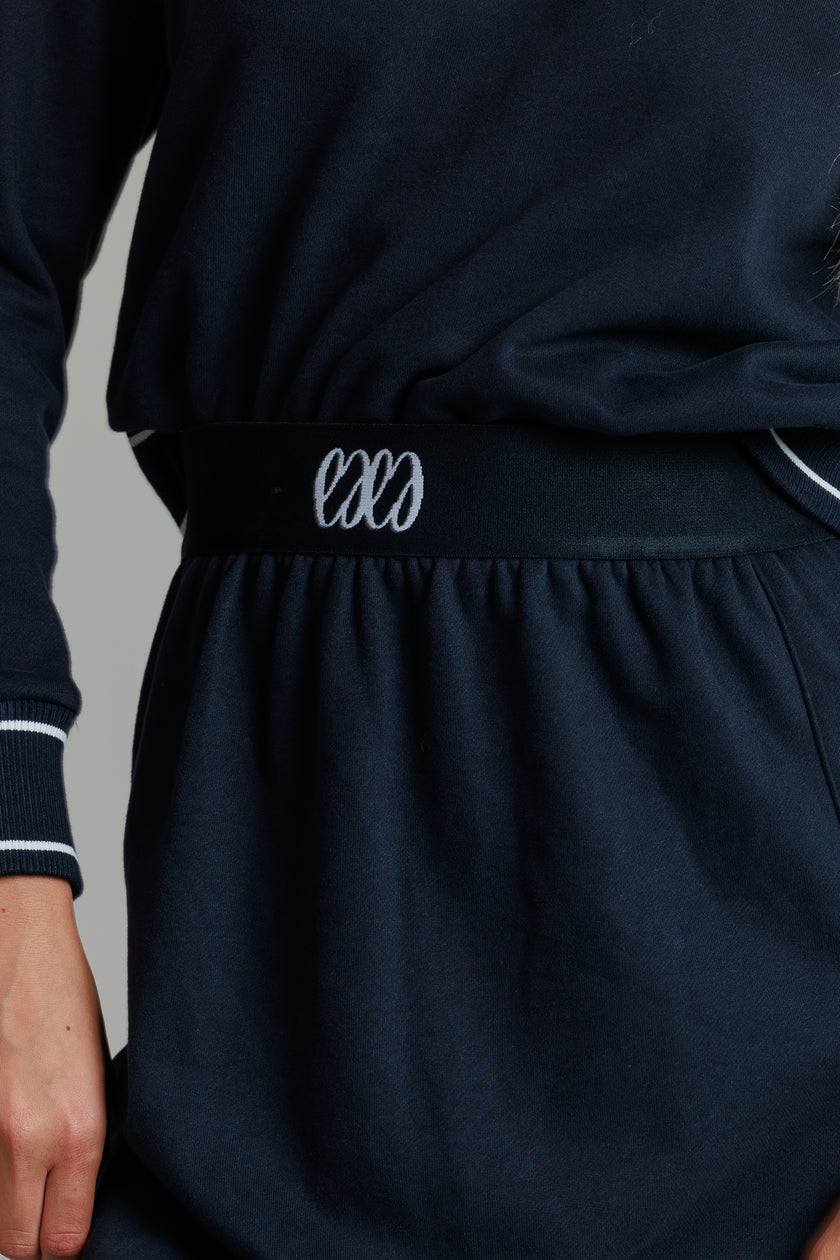 Sporty Shirt and Skirt Set