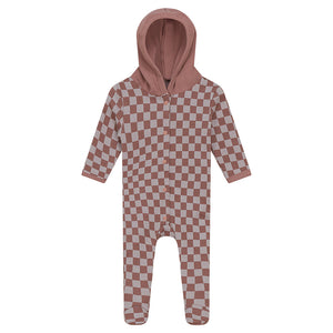 Checked Hoodie Footie