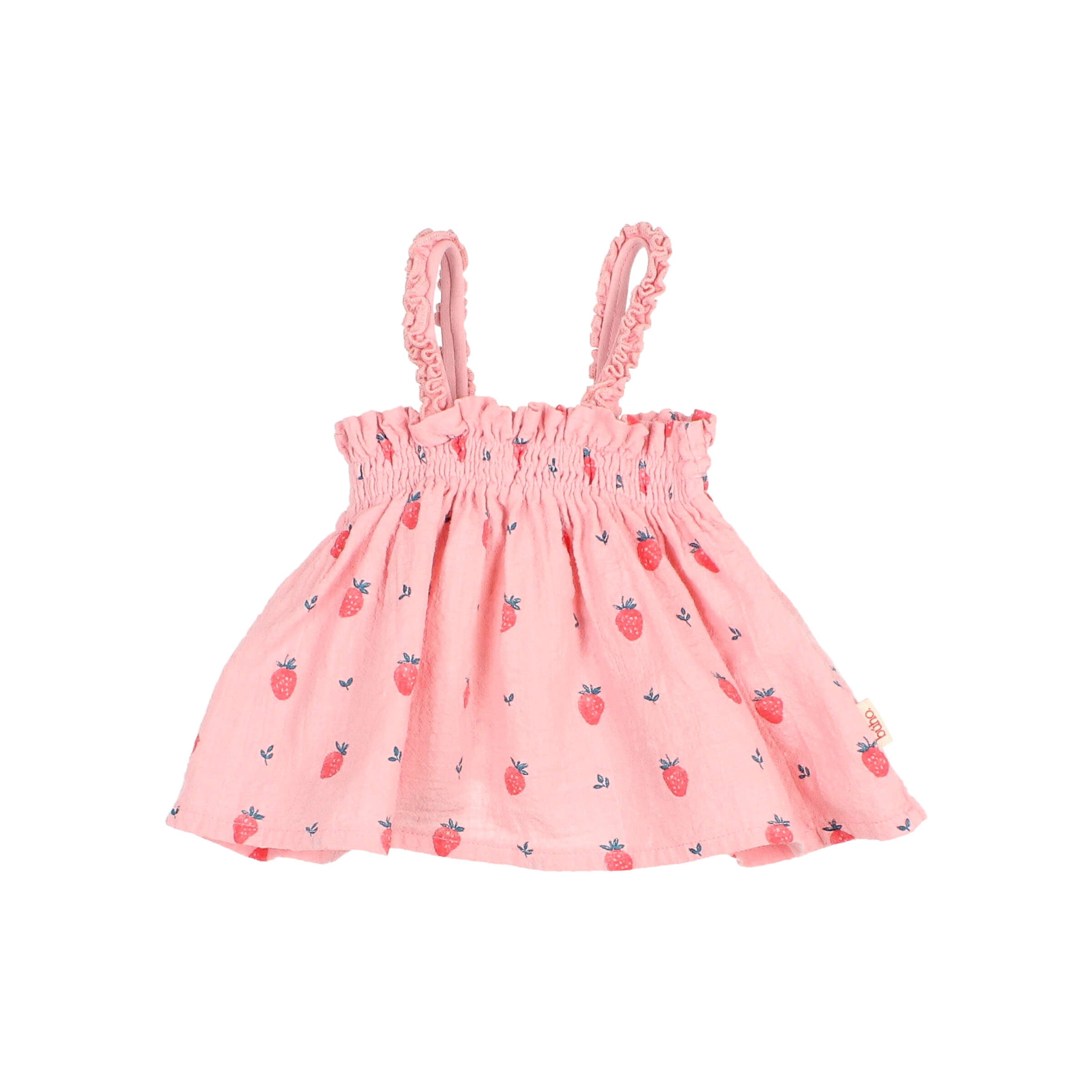 Buho BB Strawberry Top & Bloomer Set