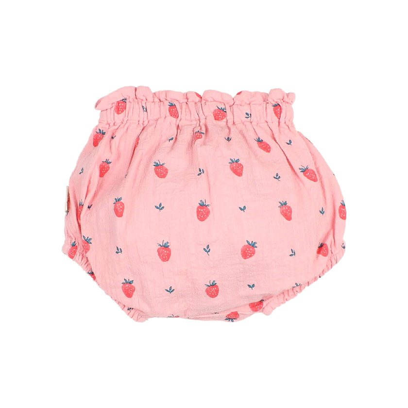 Buho BB Strawberry Top & Bloomer Set