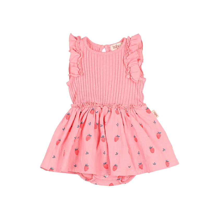 Buho BB Strawberry Combi Dress