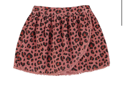 Pink w/ Black Flowers Skirt