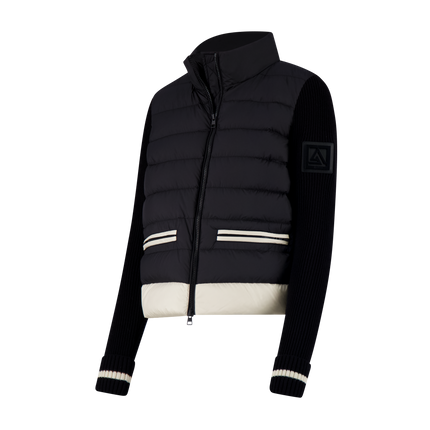 Arbel Puffer Jacket with knit sleeve