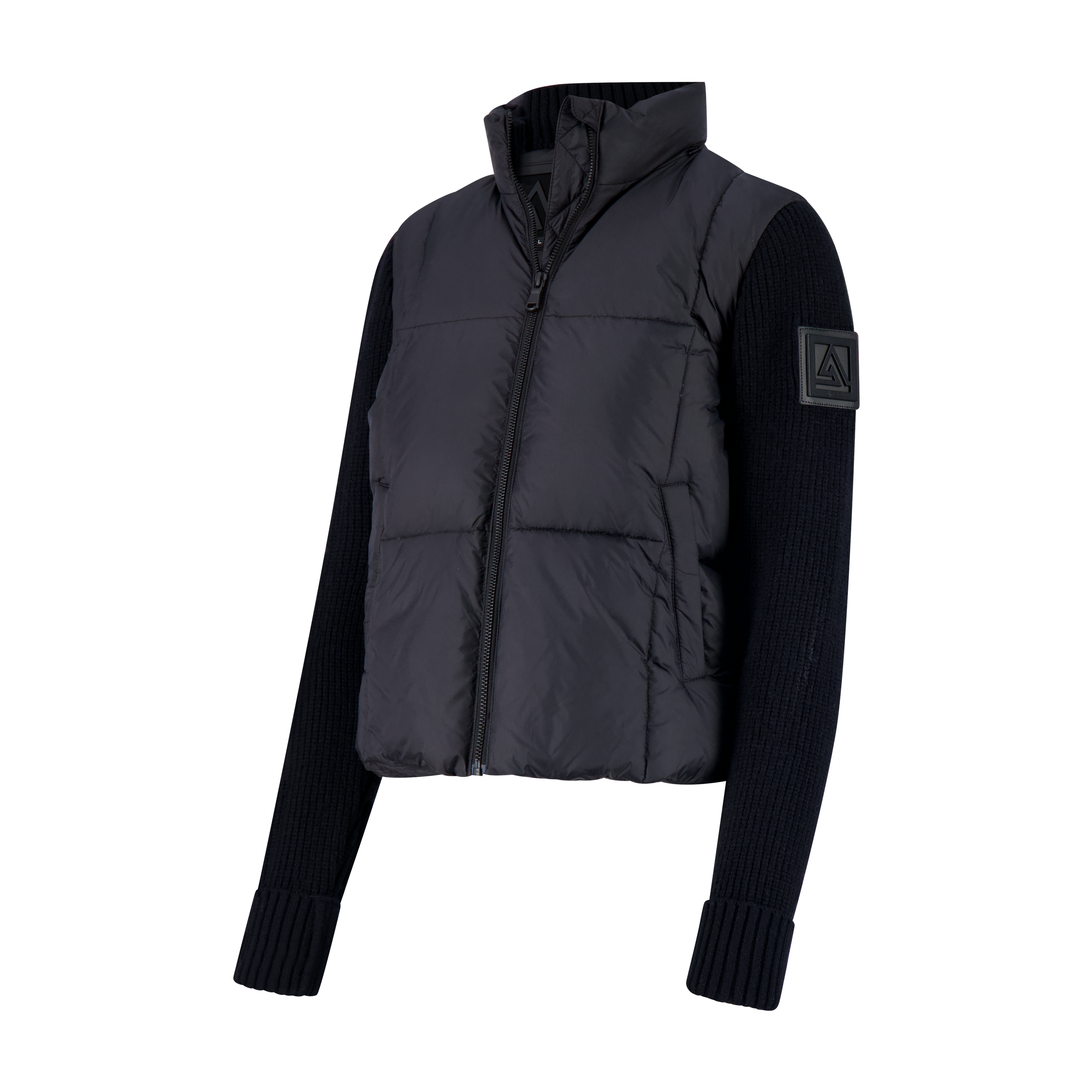 Arbel Puffer Jacket with scuba sleeve