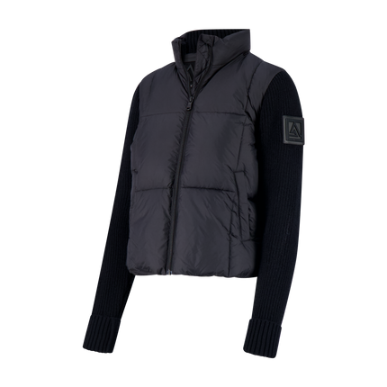 Arbel Puffer Jacket with scuba sleeve