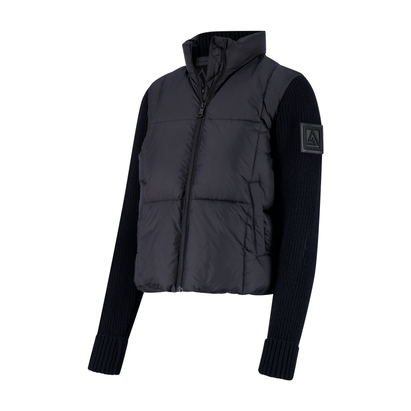 Arbel Puffer Jacket with scuba sleeve