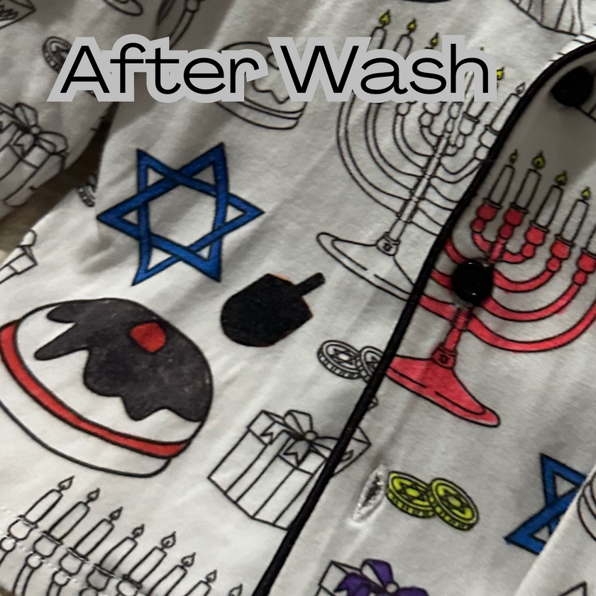 Color Your Own Chanukah Pajamas