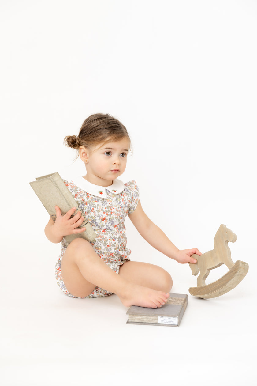 Nou Nelle Embroidered Romper