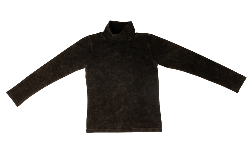 Denim Wash Turtleneck