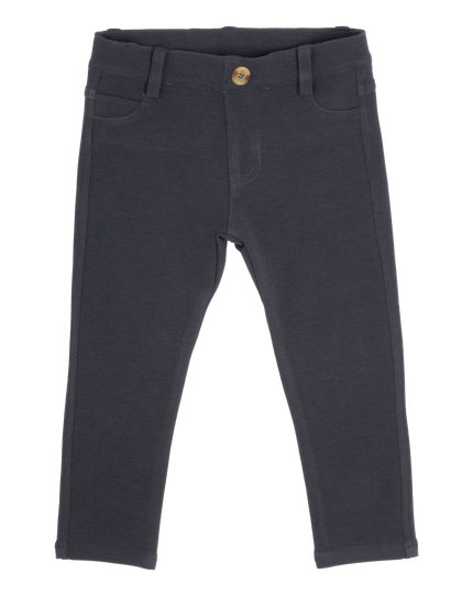 Rib Cotton Pull On Pants