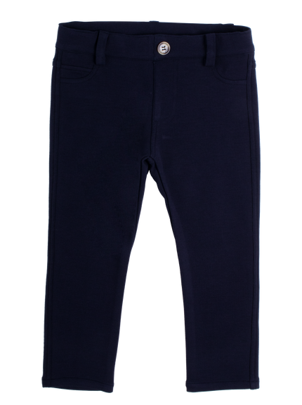 Rib Cotton Pull On Pants