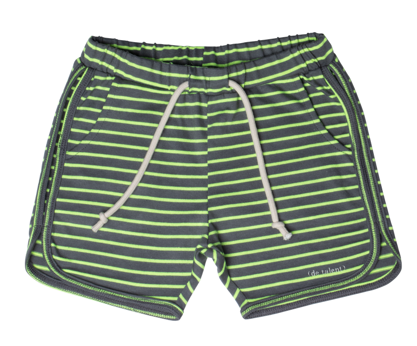 Neon Stripe Tee & Shorts