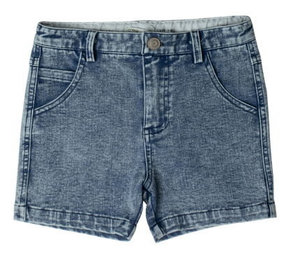 Denim Wash Shorts