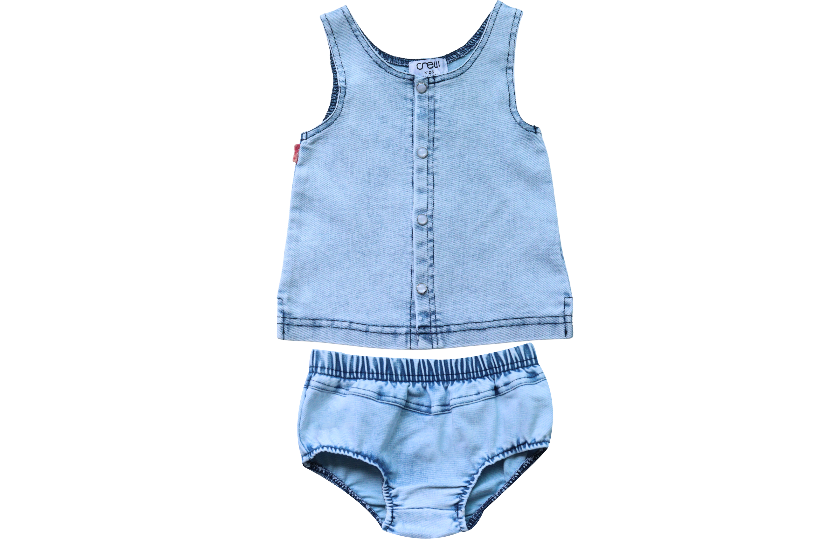 Denim Patch Bubble Set