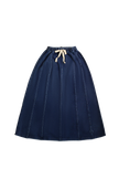 Denim Paneled Skirt