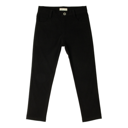suede slim stretch pants