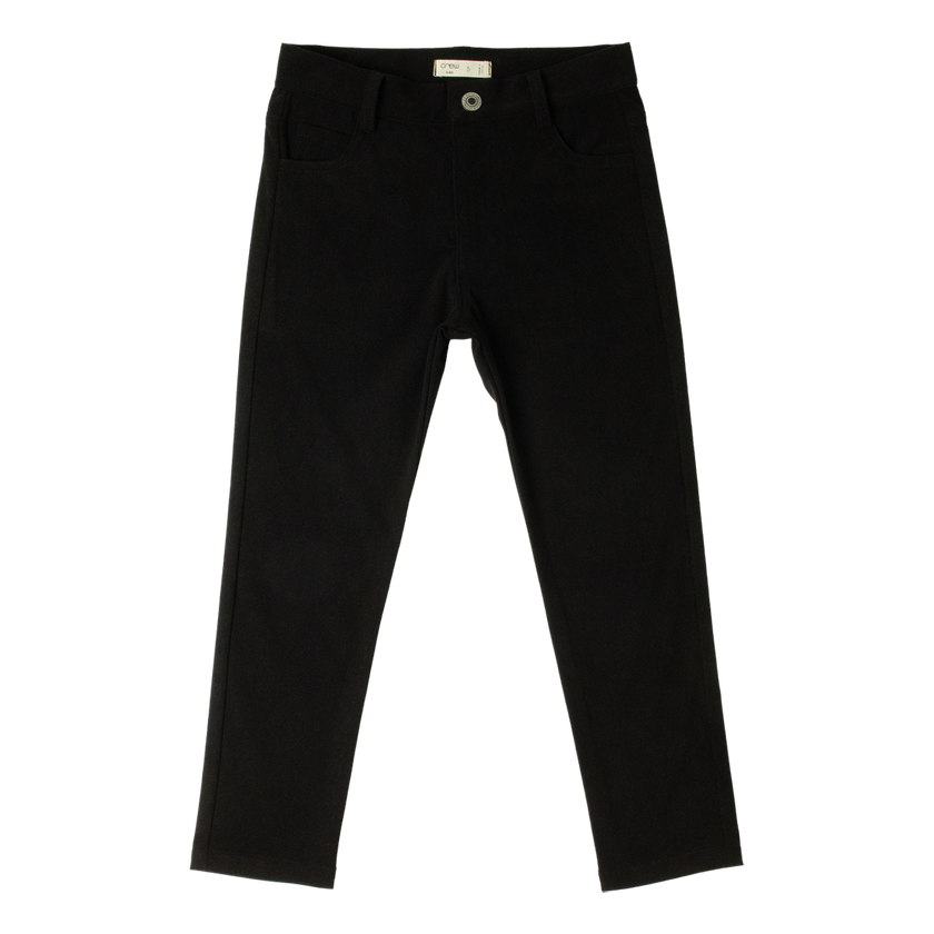 suede slim stretch pants