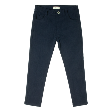 suede slim stretch pants