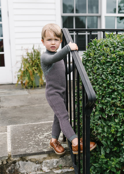 Multi-Knit Overalls