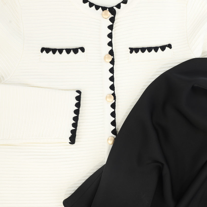 Crochet Cardigan Maxi Dress