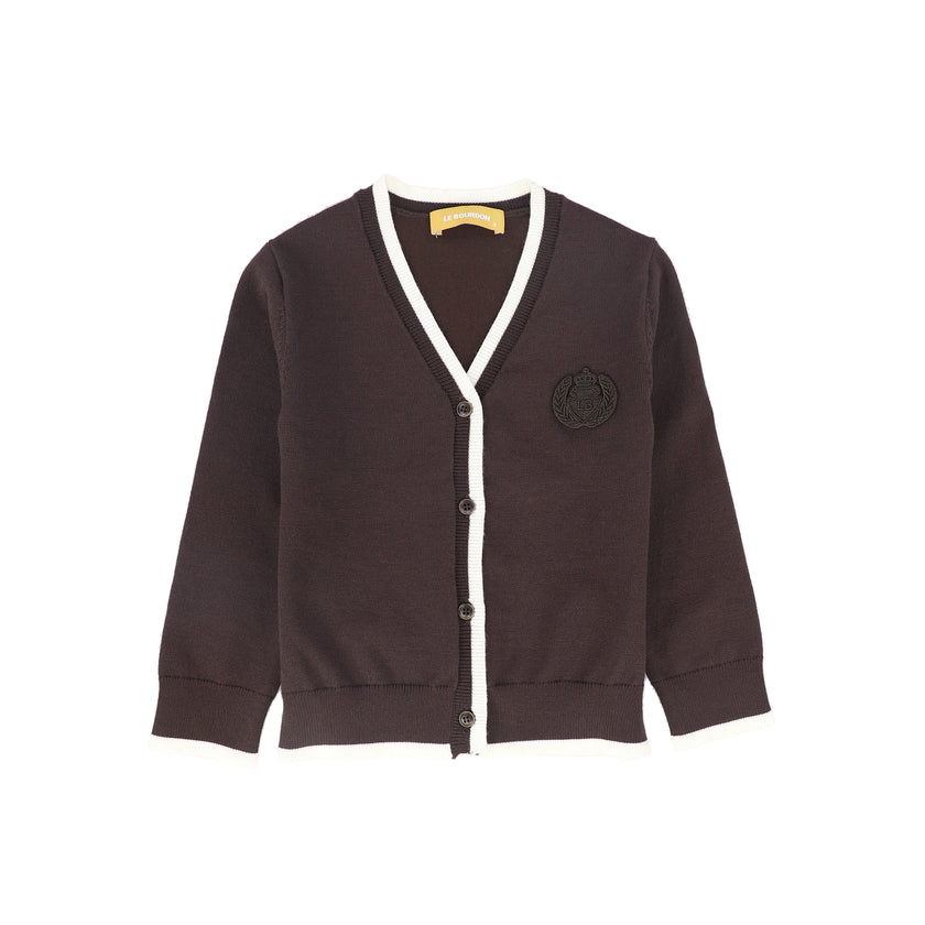 Trim Border Cardigan