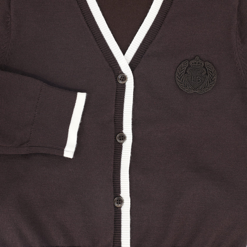 Trim Border Cardigan