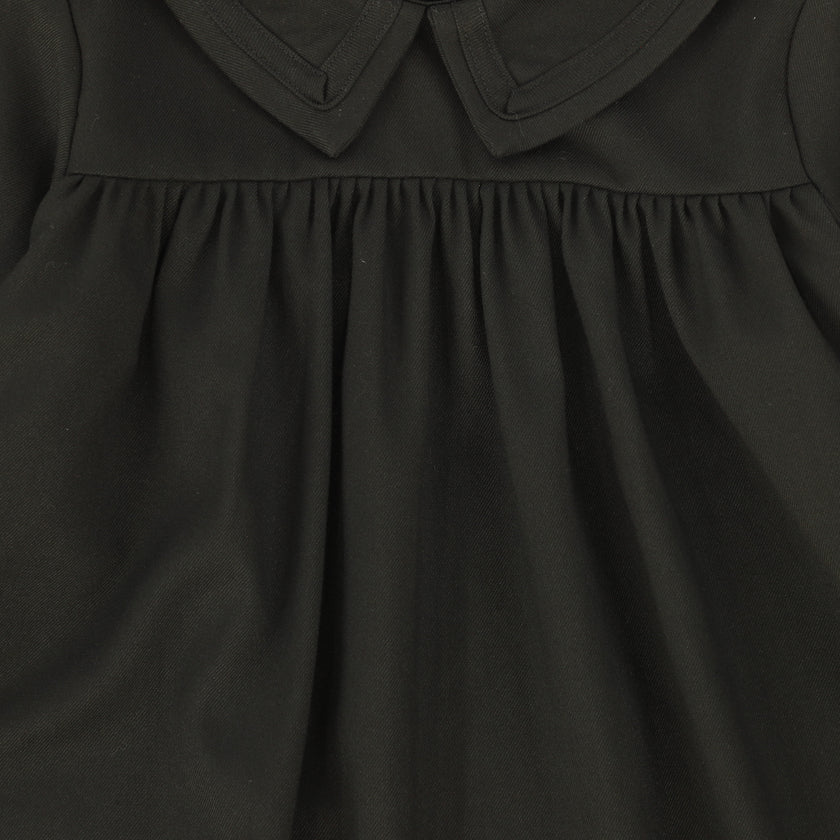 Babydoll Trim Collar Dress