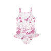 Toile Print Swimsuit