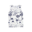 Toile Print Swim Shorts + Tank