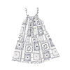 Paisely Handkerchief Print Dress