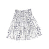 Handkerchief Print Layered Skirt