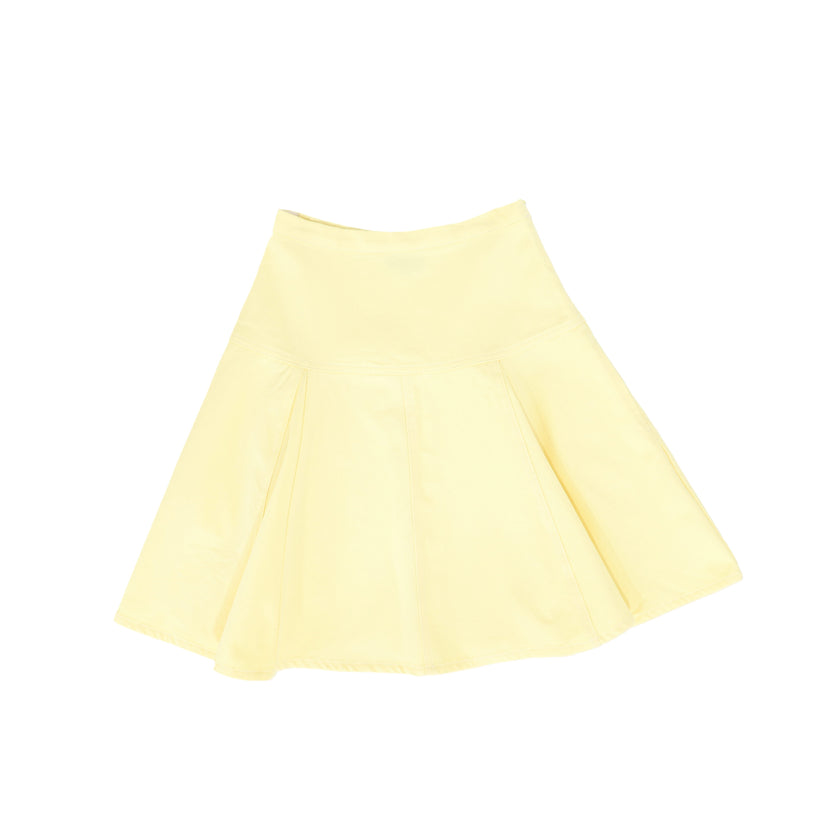 Flair Contrast Color Stitch skirt