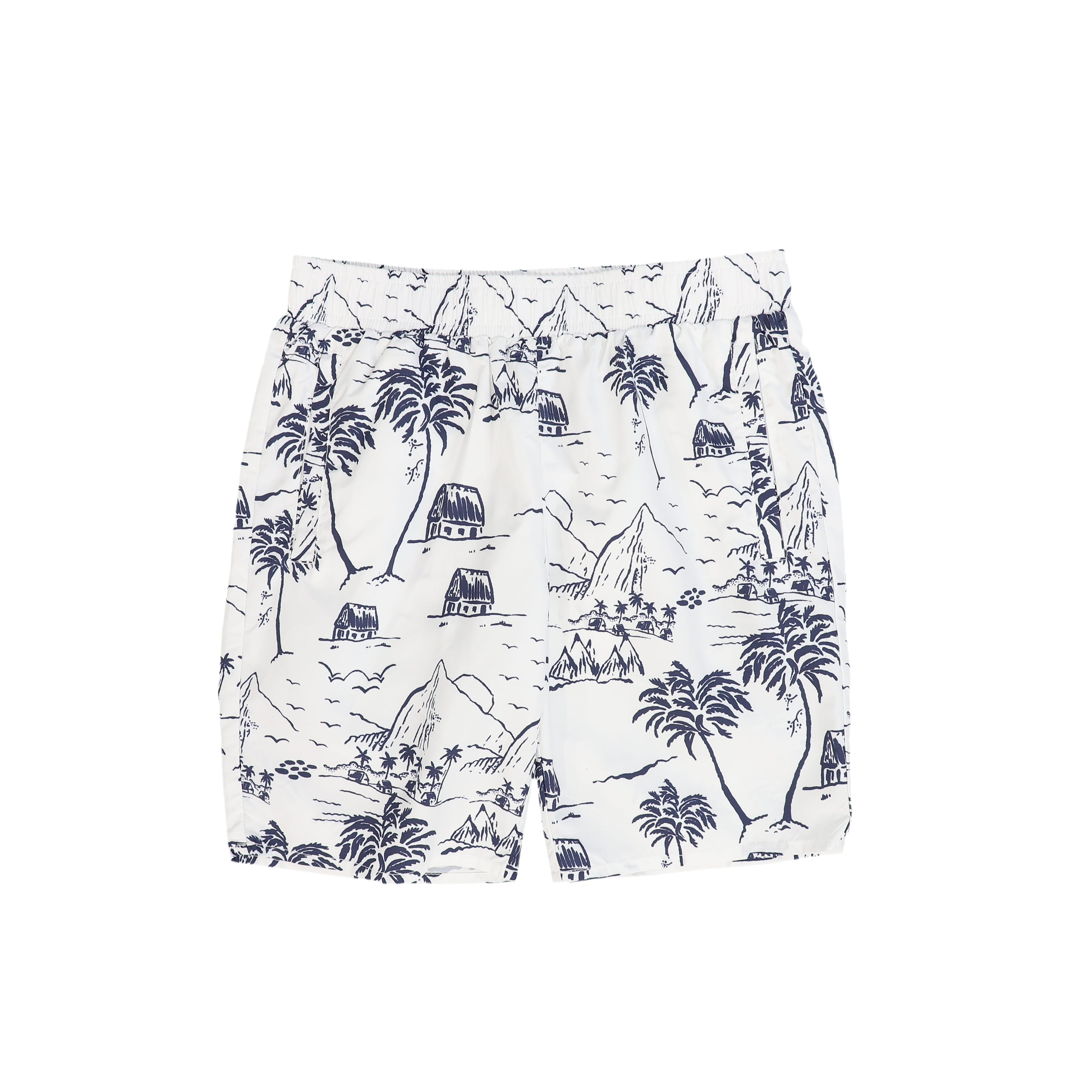 Toile Print Swim Trunks + Tank