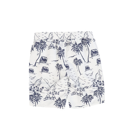 Toile Print Swim Trunks + Tank