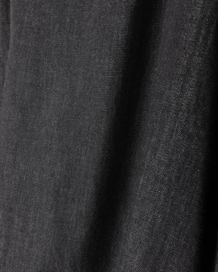 Chambray Denim Midi Jumper