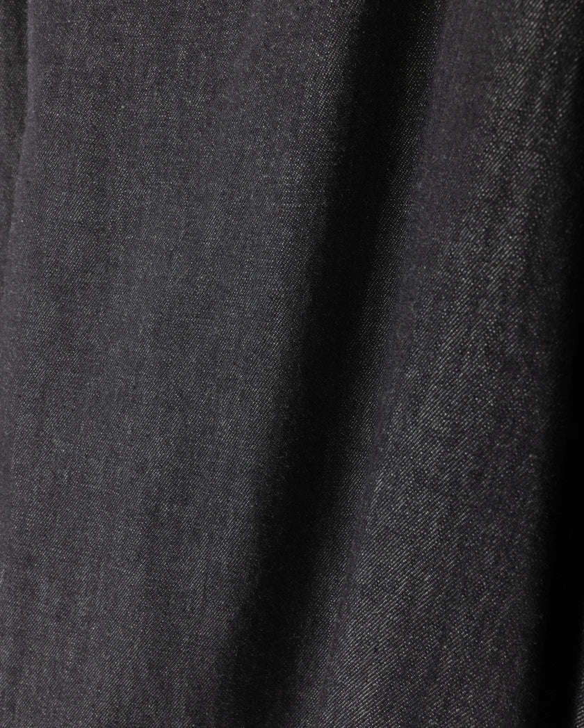 Chambray Denim Midi Jumper