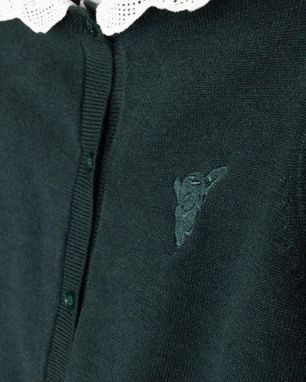 Diana Ruffle Collar Cardigan