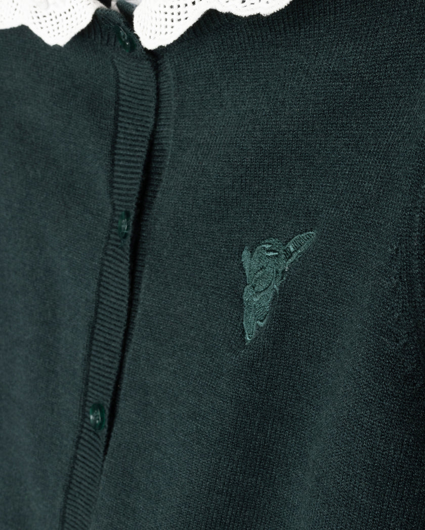 Diana Ruffle Collar Cardigan