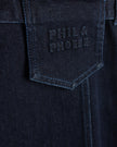 Davis Pouch Denim Skirt