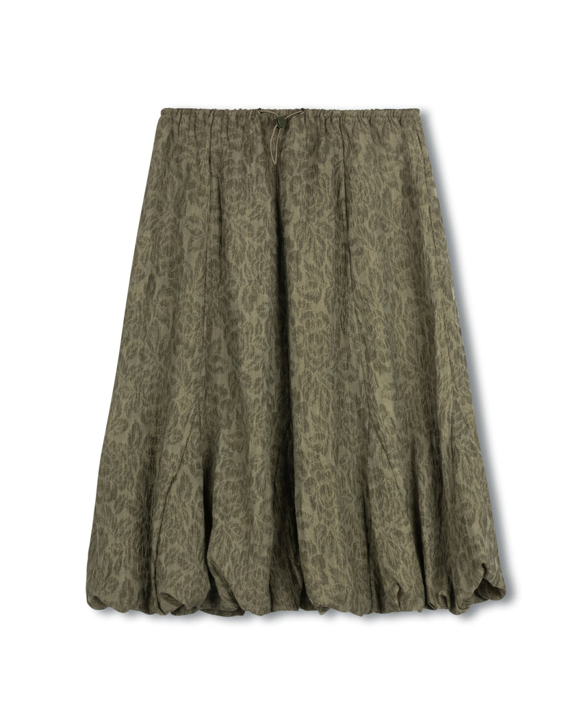 Jacquard Flowy Skirt